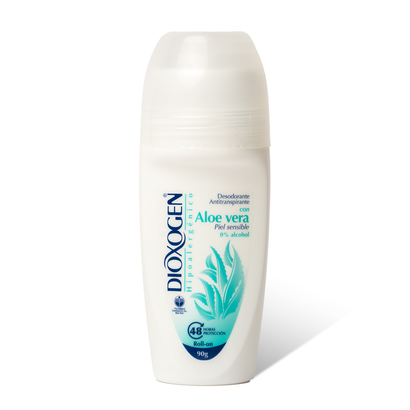 Dioxogen Desodorante Antitranspirante Roll On Aloe Vera 90g <br> (Caja de 36 unidades)